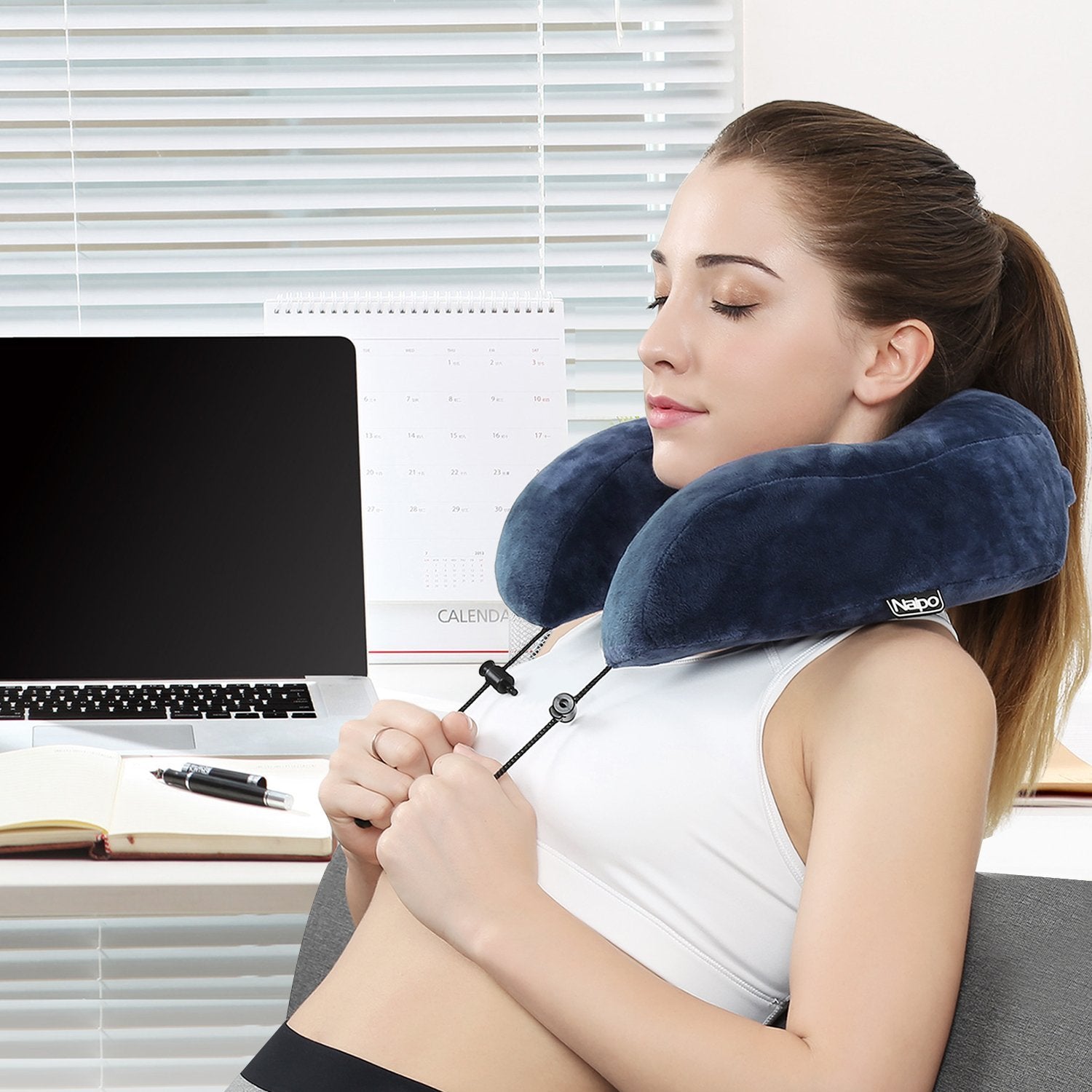 Load image into Gallery viewer, Naipo Soft Memory Foam Travel Pillow Neck Pillow - NAIPO