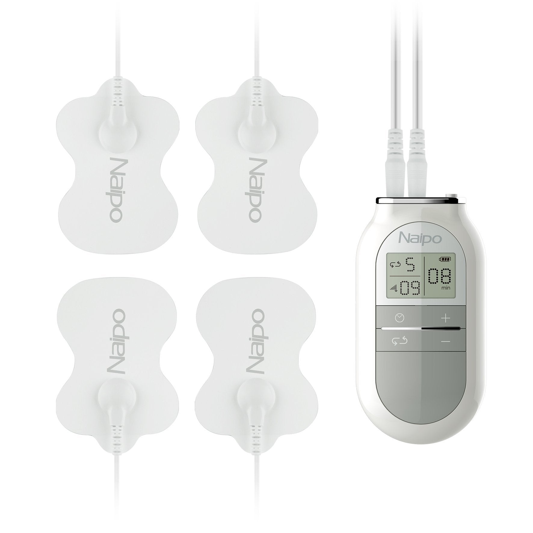 Load image into Gallery viewer, Naipo Tens Electronic Pulse Massager with 4 Electrotherapy Pads - NAIPO