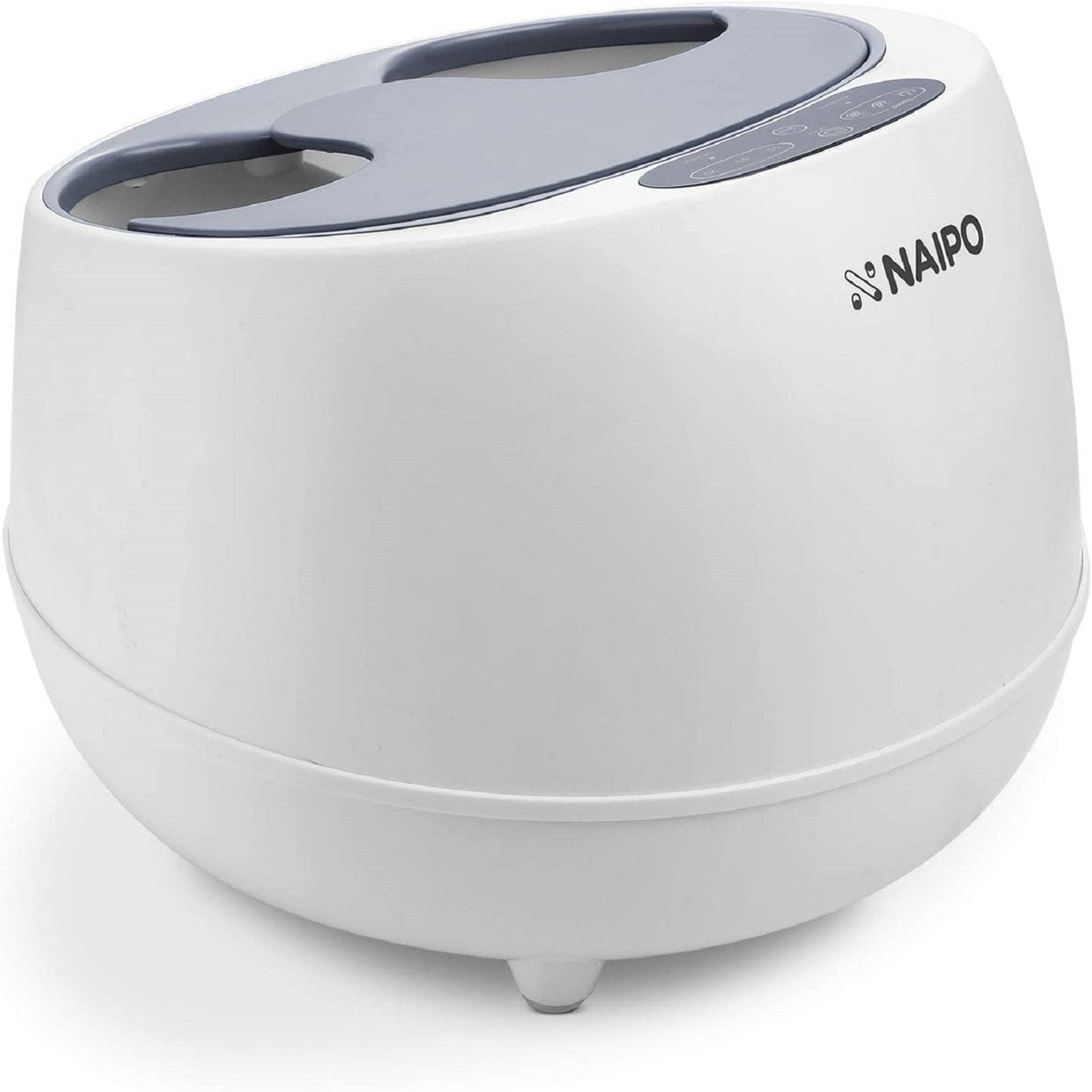 Load image into Gallery viewer, oFlexiSpa Steam Foot Spa Bath Massager with Electric Rollers, 3 Heating Levels and 2 Intensities for Feet Reflexology, 3 Adjustable Timers, Soothe Tired Feet, Water Saving Technology for Home Use - NAIPO
