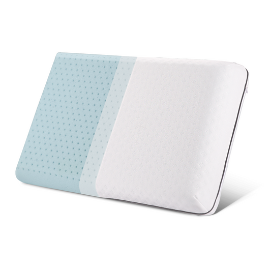 MARNUR Cooling Gel Memory Foam Pillow, Standard Size Neck Support, 25"x16"