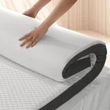 MARNUR 3 inch Gel Memory Foam Mattress Topper for Pressure Relief, CertiPUR-US Certified, Full