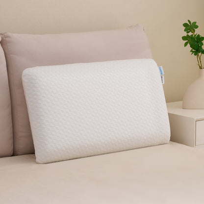MARNUR Cooling Memory Foam Pillow for Bed, Adjustable High-Support Layer, Dual-Sided Pillowcase, Geometric shapes, for Side, Back, Stomach, Hot Sleepers 27.5" x 15.7"
