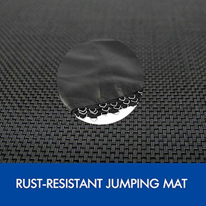 MARNUR 8 FT Trampoline for Kids Outdoor Fitness Trampoline with Enclosure Net, Spring Cover, Ladder for Kids