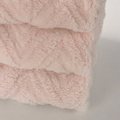 MARNUR Throw Blanket 50"x70" for Couch, Super Soft Cozy Blankets with Herringbone Design, Lightweight Plush All Season Use ,Pink
