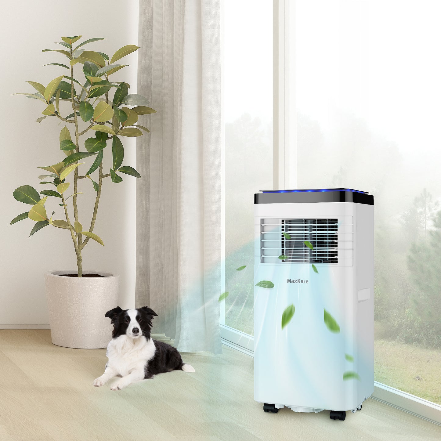 MaxKare 10000 BTU Portable Air Conditioner, 3-in-1 AC with Cooler Dehumidifier Fan Mode