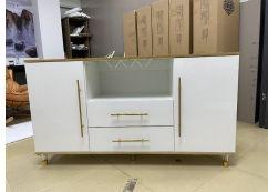 Load image into Gallery viewer, MARNUR Storage Cabinet Sideboard Buffet Cabinet with 2 Doors 2 Drawer, White

