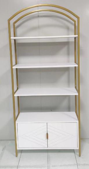 Load image into Gallery viewer, MARNUR Bookshelf 5 Tier Tall Bookcase with Doors Storage for Living Room Bedroom Home Office
