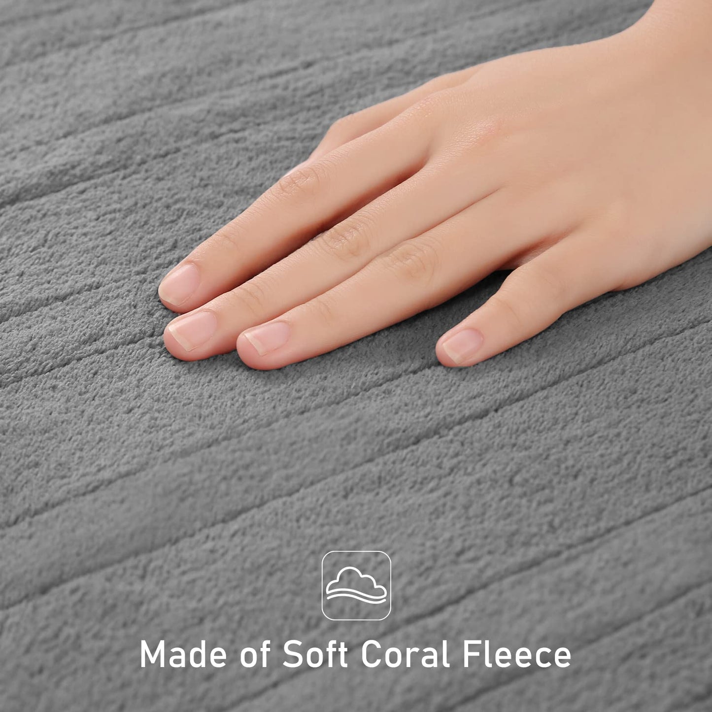 MARNUR Heated Mattress Pad Queen Size 60''x80'' with Dual Controllers, 10 Heating Levels, 10H Auto Shut-off, 15" Deep Pocket