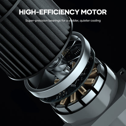 MaxKare 36in Tower Fan Quiet Cooling Fan with 75° Oscillation, Remote Control, 3 Speeds & 3 Modes & Timer - Metal Gray