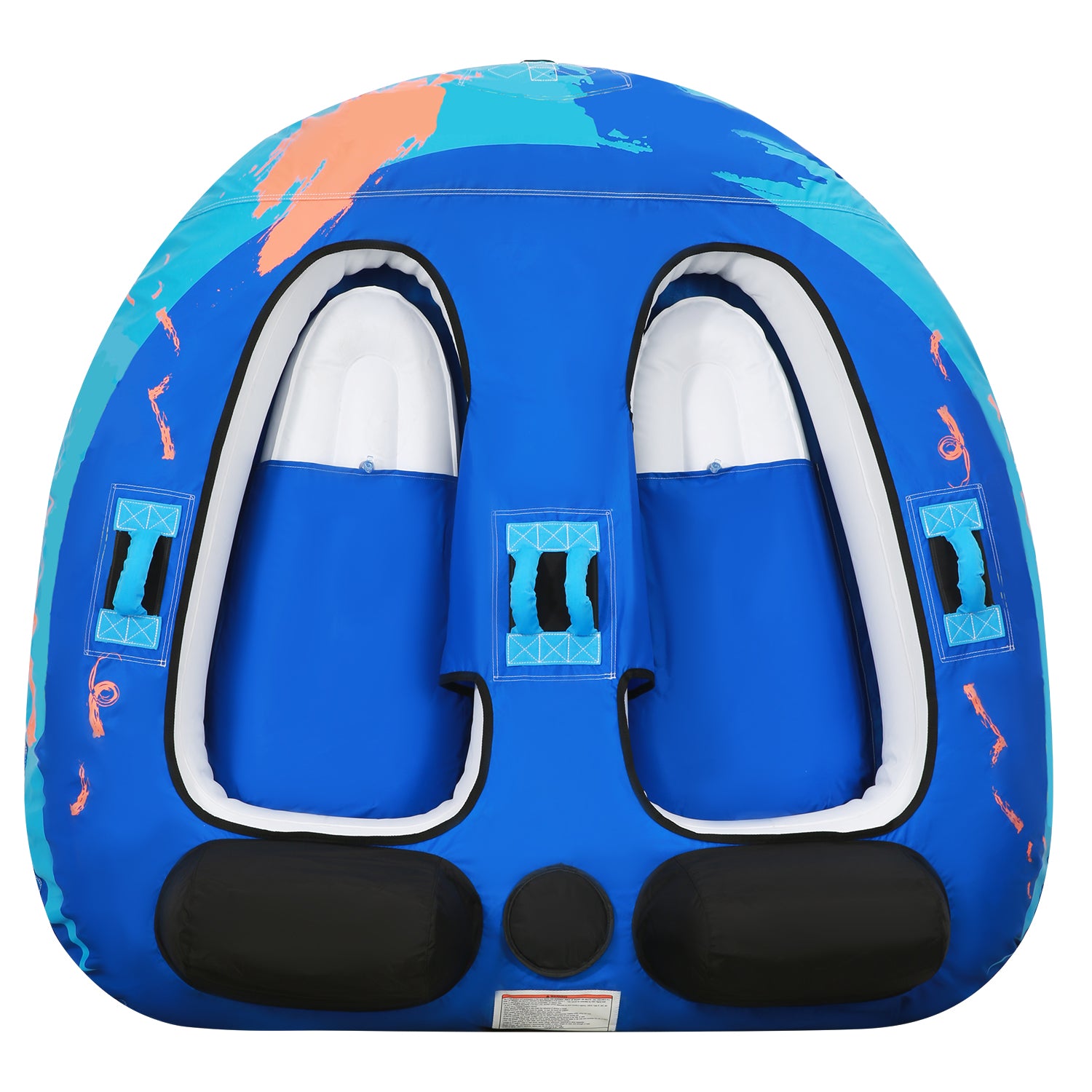 Load image into Gallery viewer, Towable Tube for Boating 2 Rider for Youth &amp; Adult Have Fun in Outdoor - Blue
