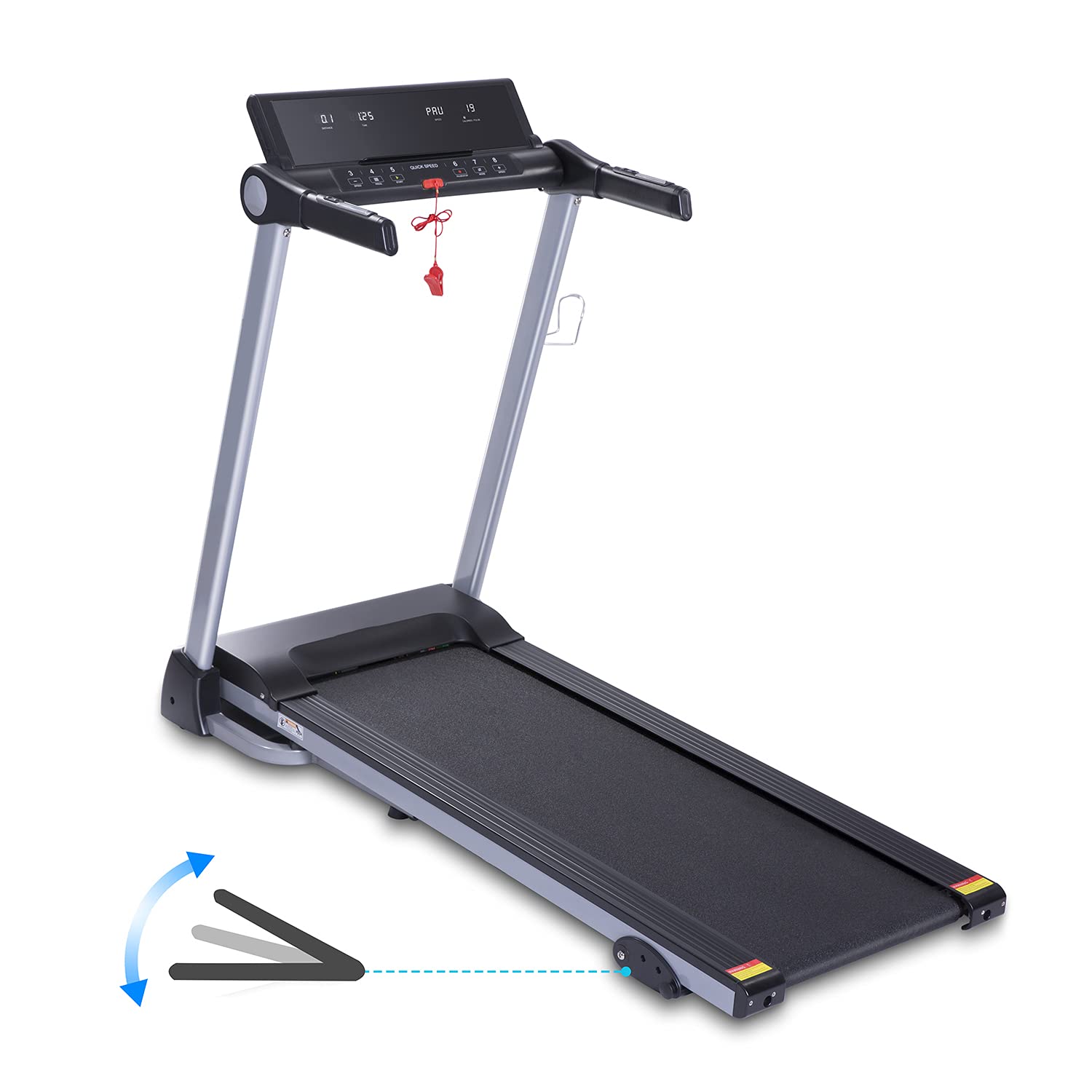 Load image into Gallery viewer, Electric Treadmill Foldable Running Machine 8.5 MPH Max Speed &amp; 15 PreSet Programs Easy Assembly with Adjustable Display Panel 3-Level Manual Incline Convenient Tablet Stand for Home Use
