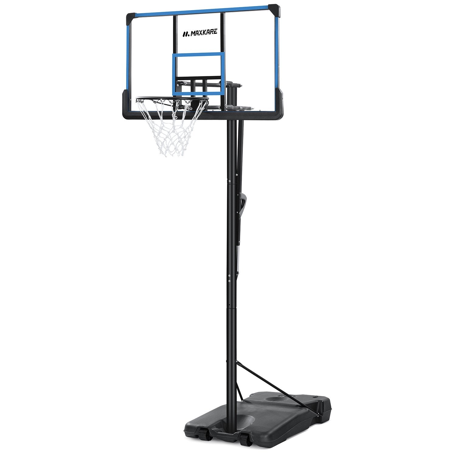 Load image into Gallery viewer, Basketball Hoop Outdoor Portable Basketball Goal &amp; System 48 inch PC Backboard Adjustable from 7ft 6in - 10ft for Adults Teens Boys Outside
