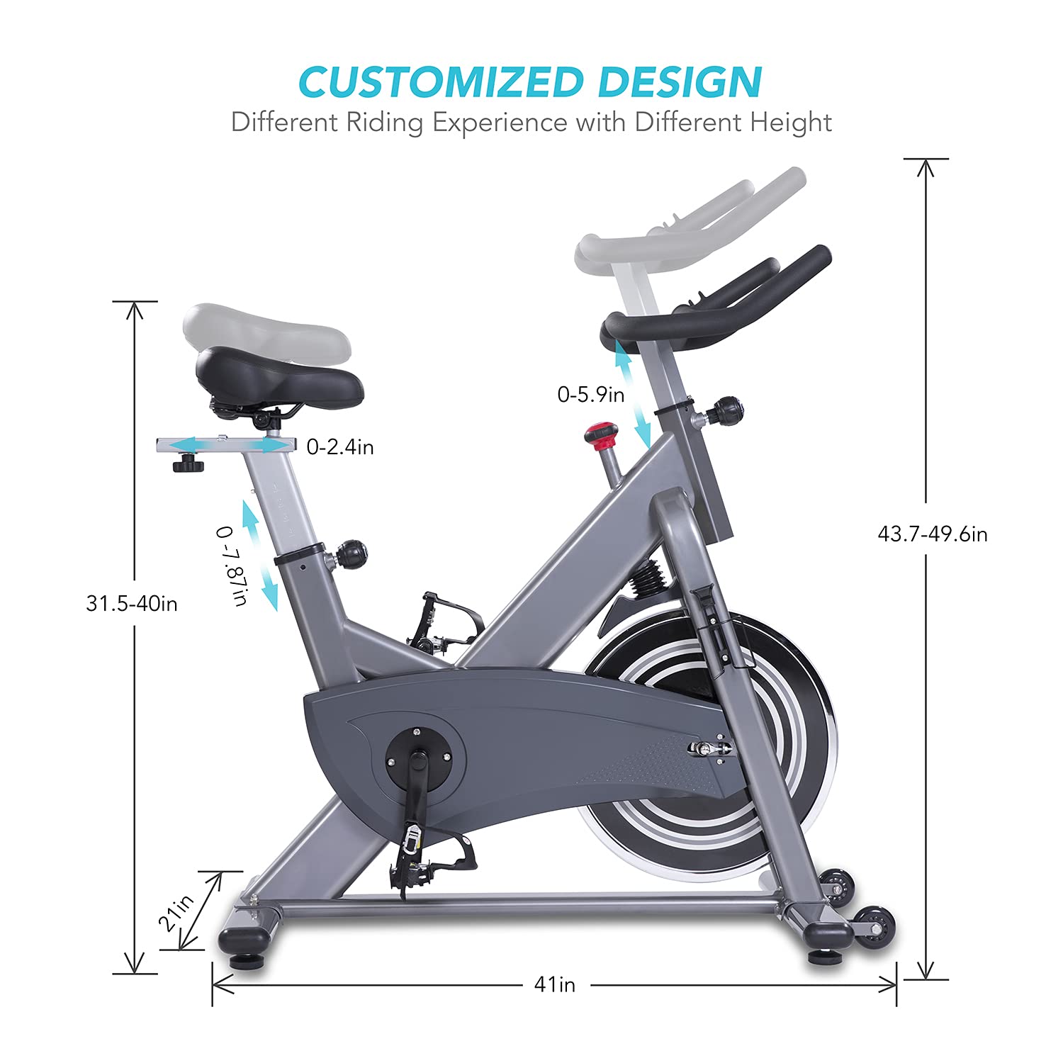 Load image into Gallery viewer, Cycling Stationary Bike Indoor Exercise Bike with Magnetic Resistance, Quiet Belt Drive Bike with High Weight Capacity Adjustable Magnetic Resistance Large Cushioned Seat w/LCD Monitor Tablet
