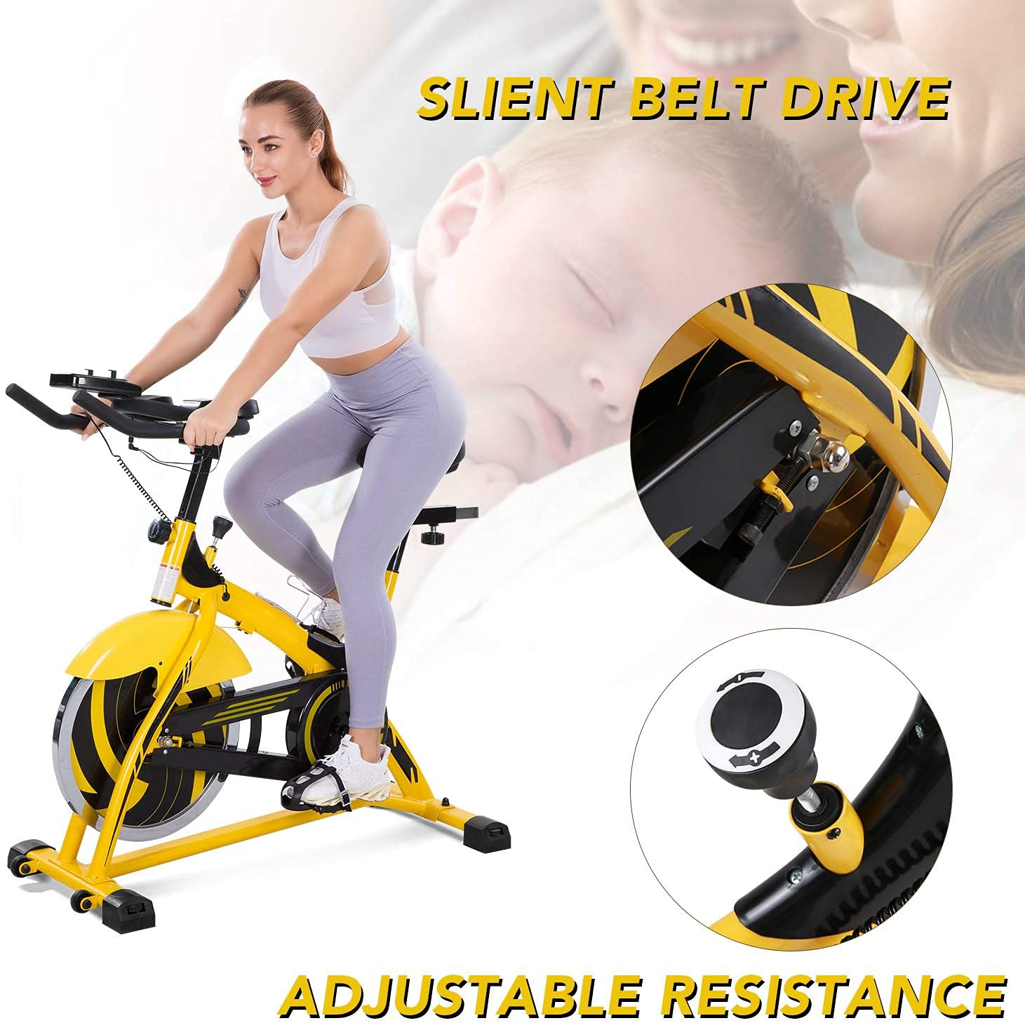 Flywheel stationary bike sale