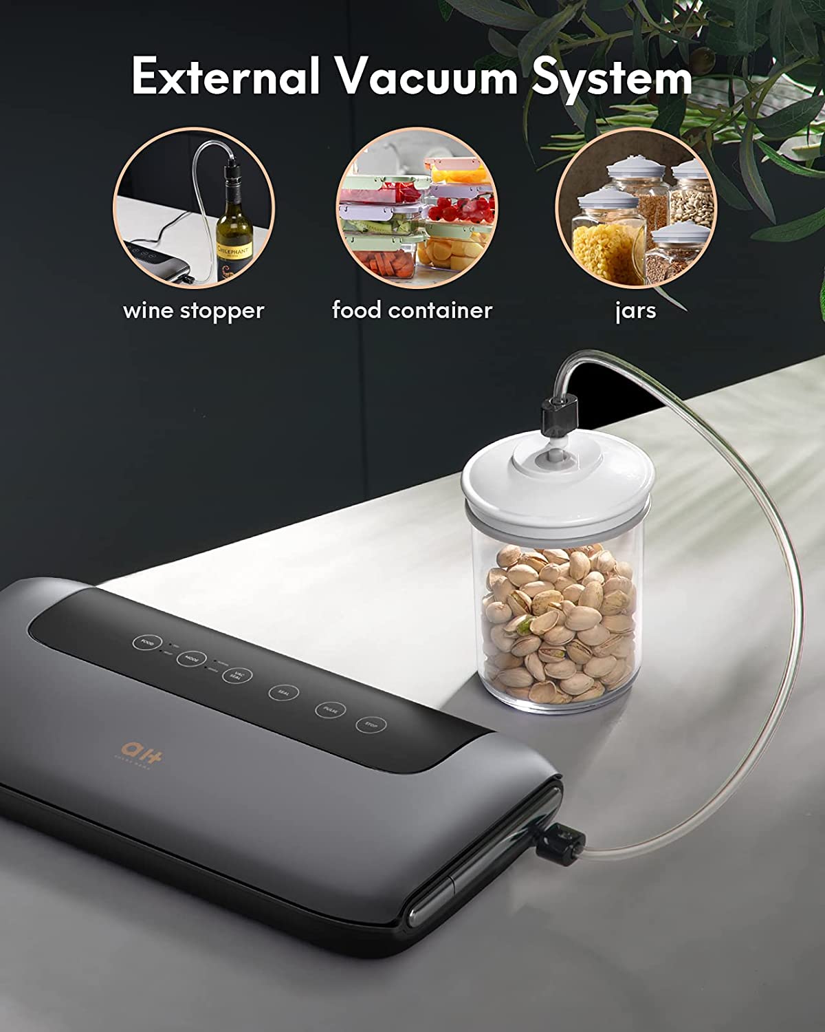 Load image into Gallery viewer, 8-in-1 Multifunctional Vacuum Sealer Machine Automatic Food Sealer with Dry&amp;Moist Modes for Home Use
