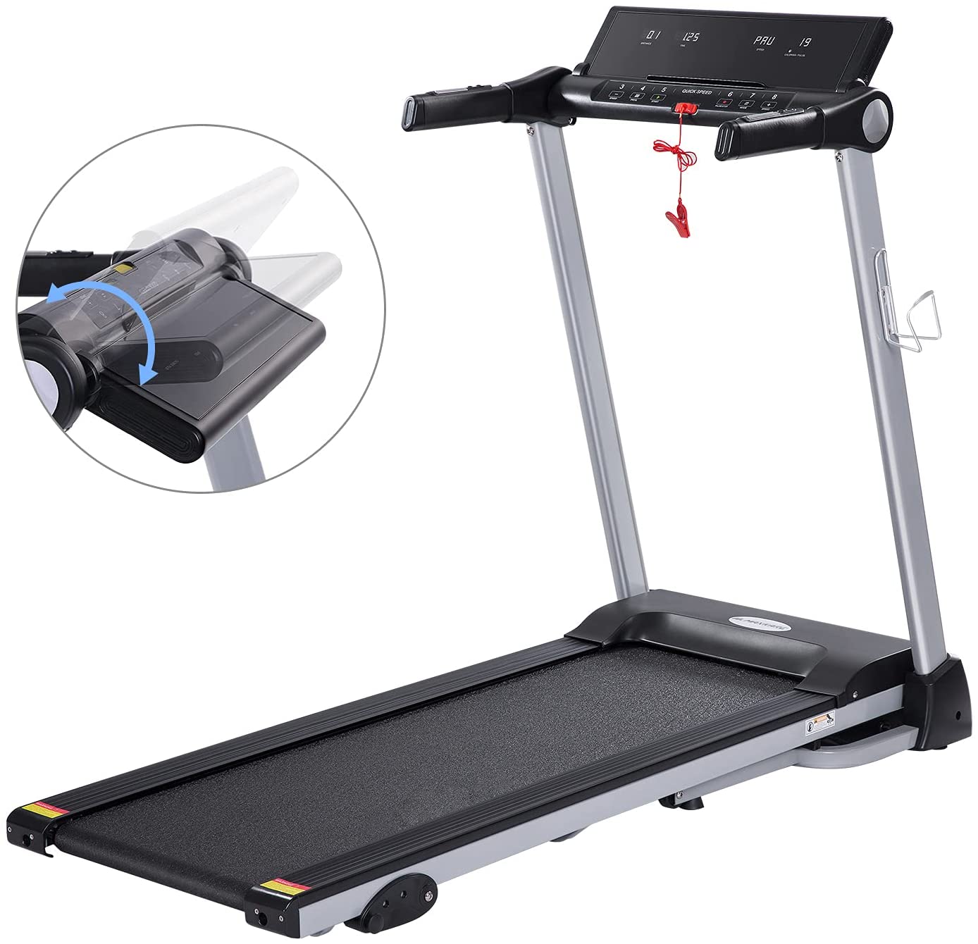 Load image into Gallery viewer, Treadmill for Home Treadmill Running Machine Folding Treadmill Electric Treadmill Workout with 15 Pre-Set Programs 8.5 MPH Max Speed Extra-Large LCD Display for Home Use
