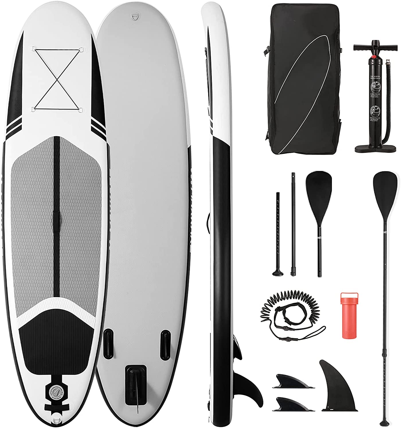 Load image into Gallery viewer, Stand Up Paddle Board 10&#39;30&#39;&#39;6&#39;&#39; Inflatable SUP with Premium Paddleboard &amp; Bi-Directional Pump &amp; Backpack Portable for Youth Adult
