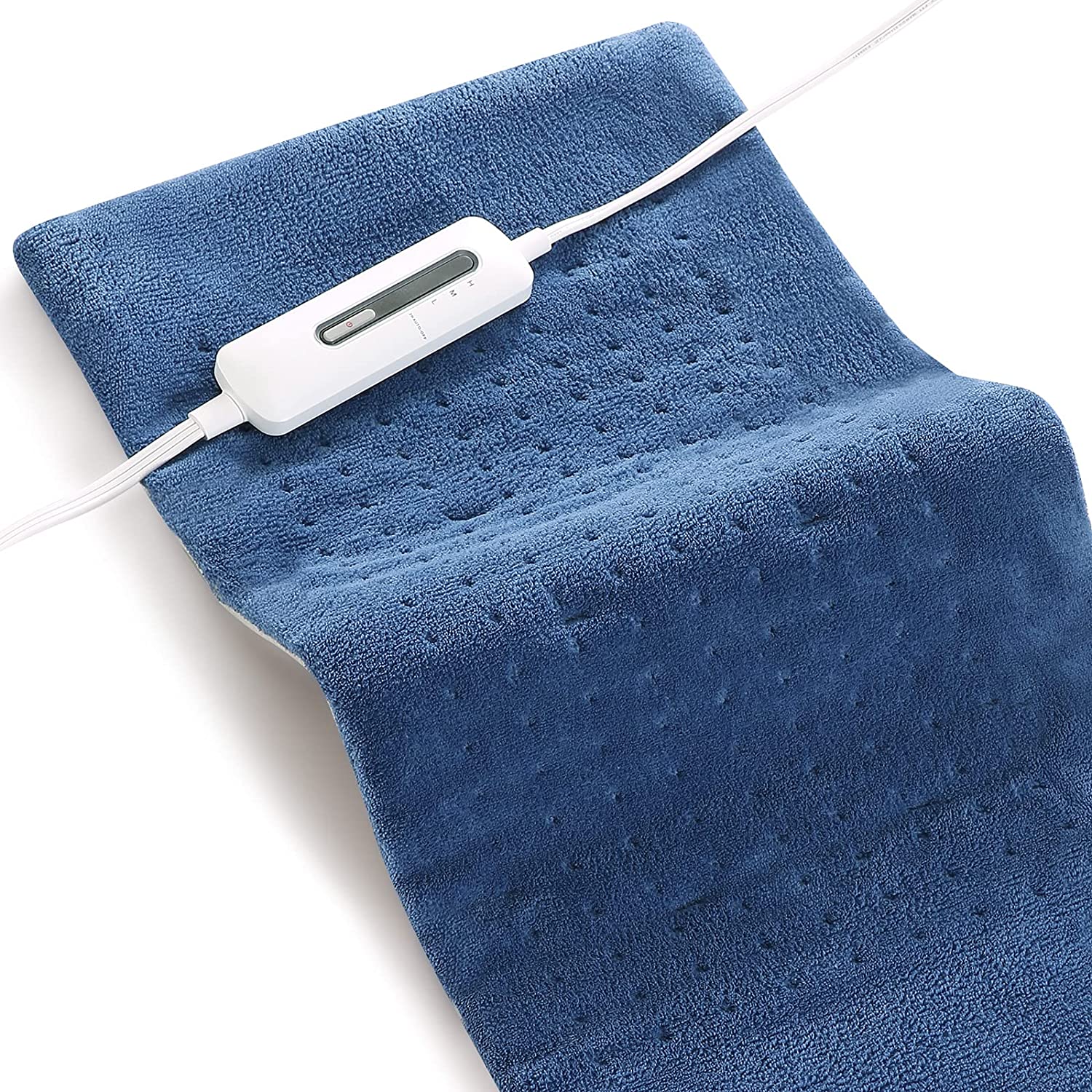 Load image into Gallery viewer, Heating Pad for Back Pain, Neck and Shoulders and Cramps, Large 12&quot; x 24&quot; Size Ultra-Soft and 3 Heat Settings with Auto Shut Off, Moist &amp; Dry Heat Options and Fast Heating
