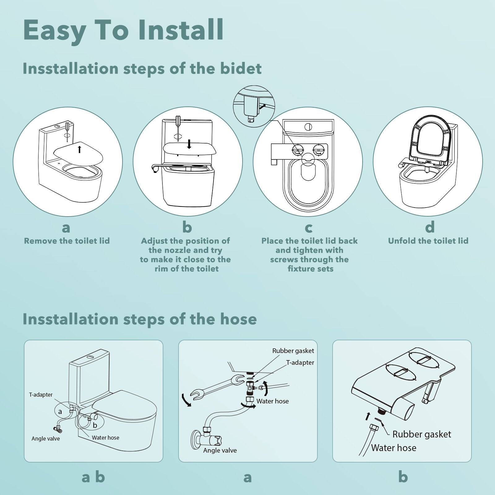 Load image into Gallery viewer, Bidet Toilet Attachment Non-Electric with Fresh Water Spay for Bottom Wash, User-friendly Single Knob and Self-Cleaning Nozzle Available - NAIPO
