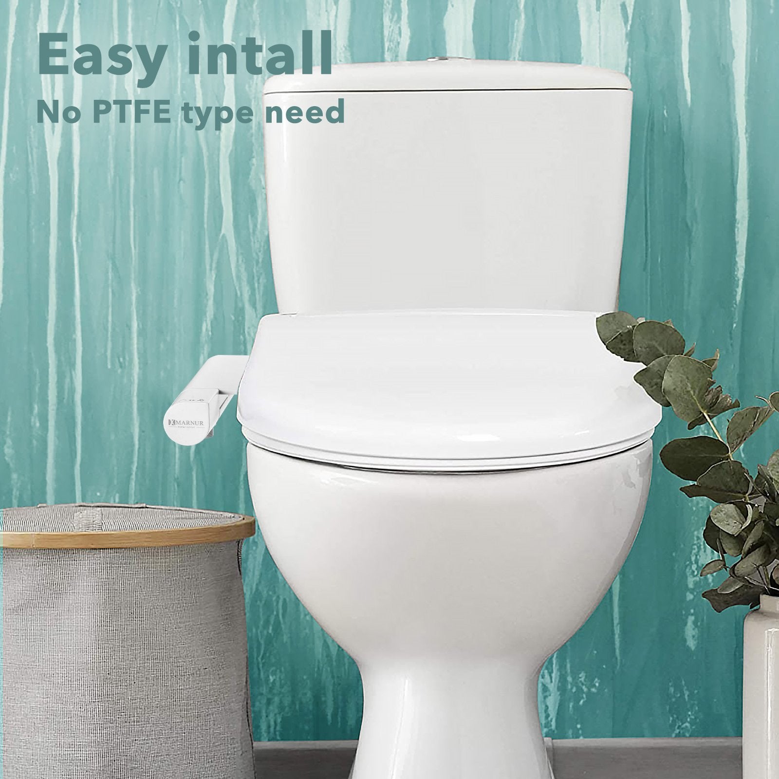 Load image into Gallery viewer, Bidet Toilet Attachment Non-Electric with Fresh Water Spay for Bottom Wash, User-friendly Single Knob and Self-Cleaning Nozzle Available - NAIPO
