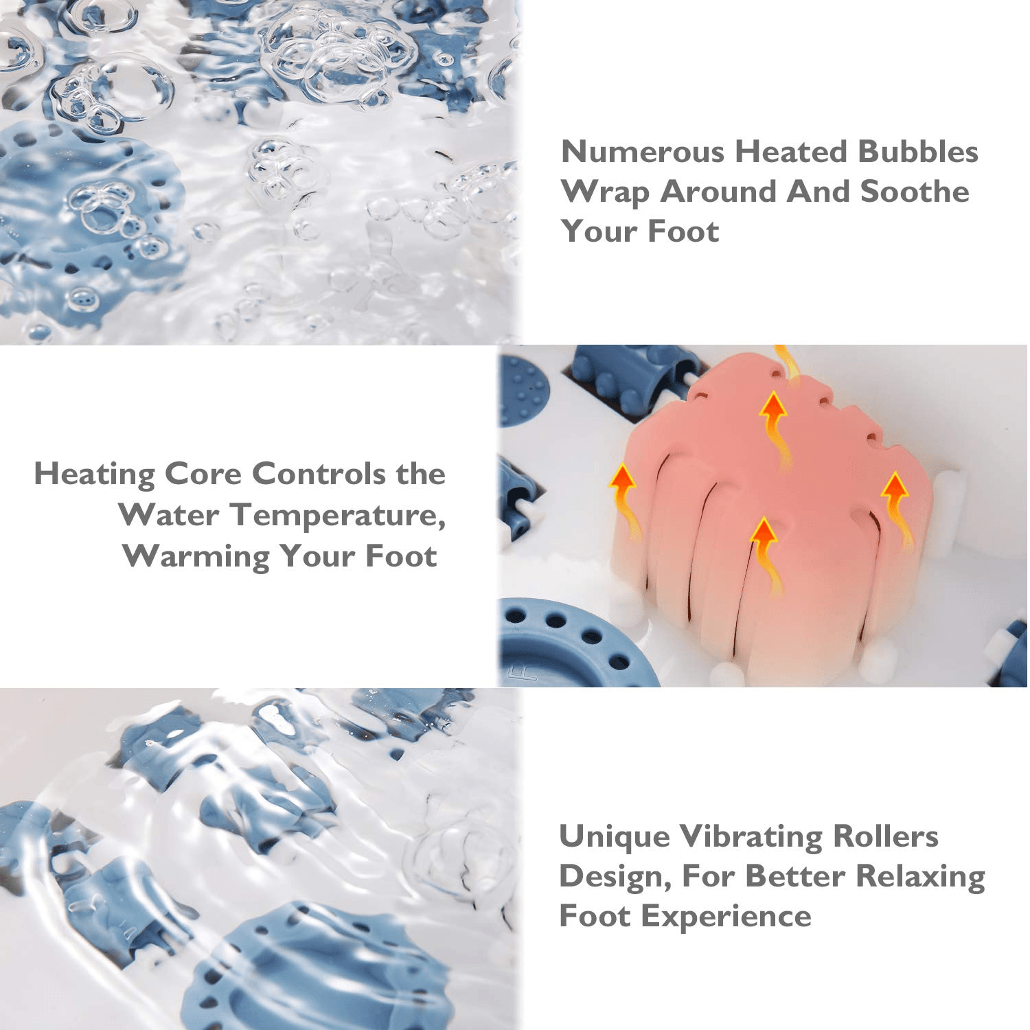 MARNUR Foot Spa Bath Massager with Heat, Bubble, Vibration with Digita MARNUR Foot Spa Bath Massager with Heat, Bubble, Vibration with Digita