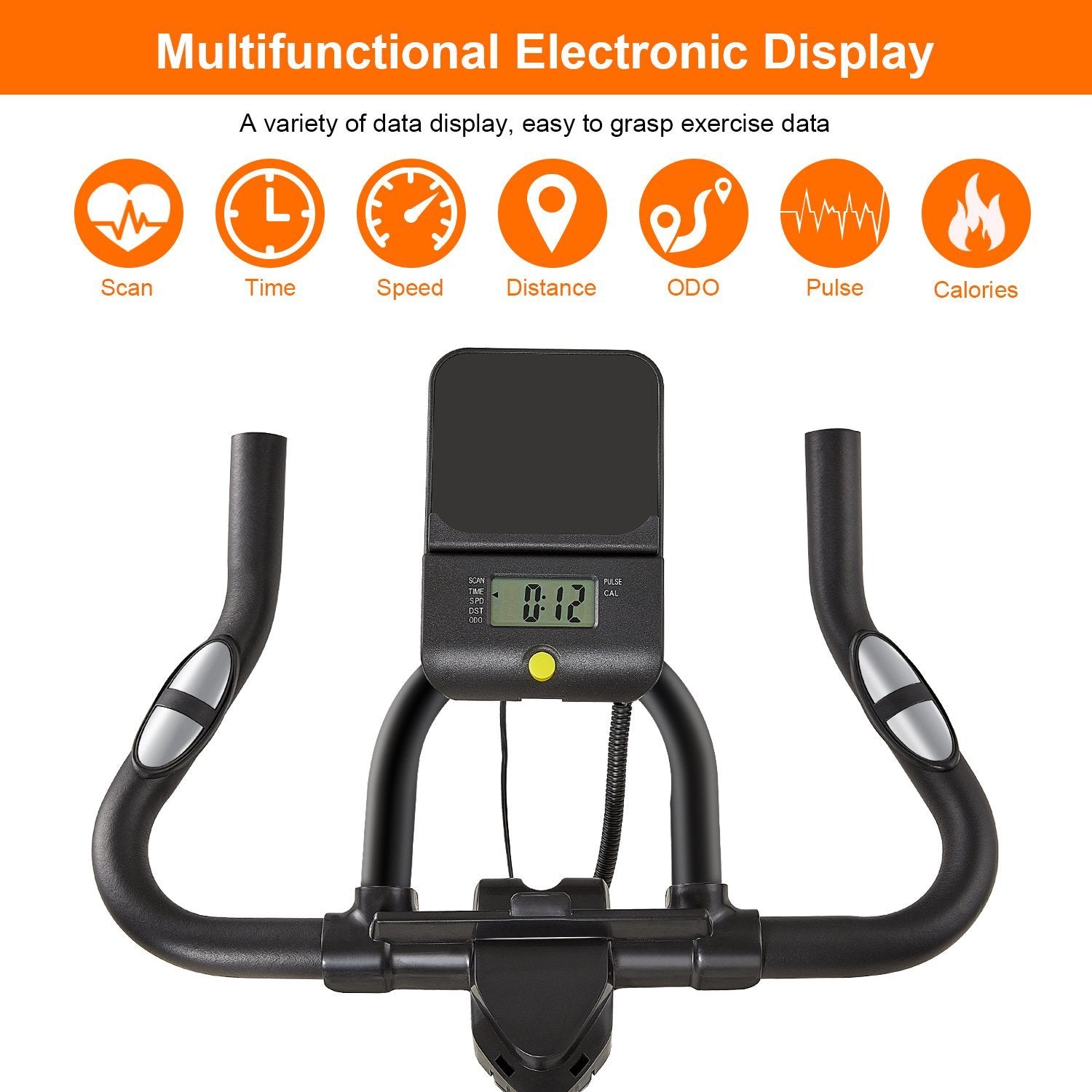 Load image into Gallery viewer, GASKY Indoor Exercise Bike Stationary Cycling Bike with LCD Monitor Tablet Holder, Comfortable Seat Cushion for Home Gym Office Use - NAIPO
