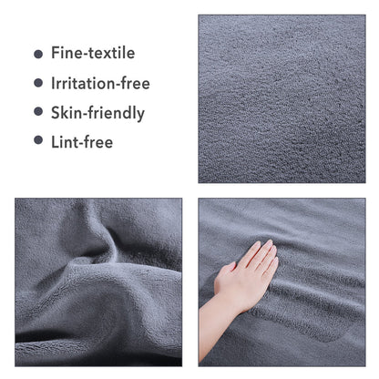Heated Mattress Pad Underblanket Dual Controller for 2 Users Soft Flannel 10 Heating Levels & 9 Timer Settings Fast Heating,Queen - NAIPO