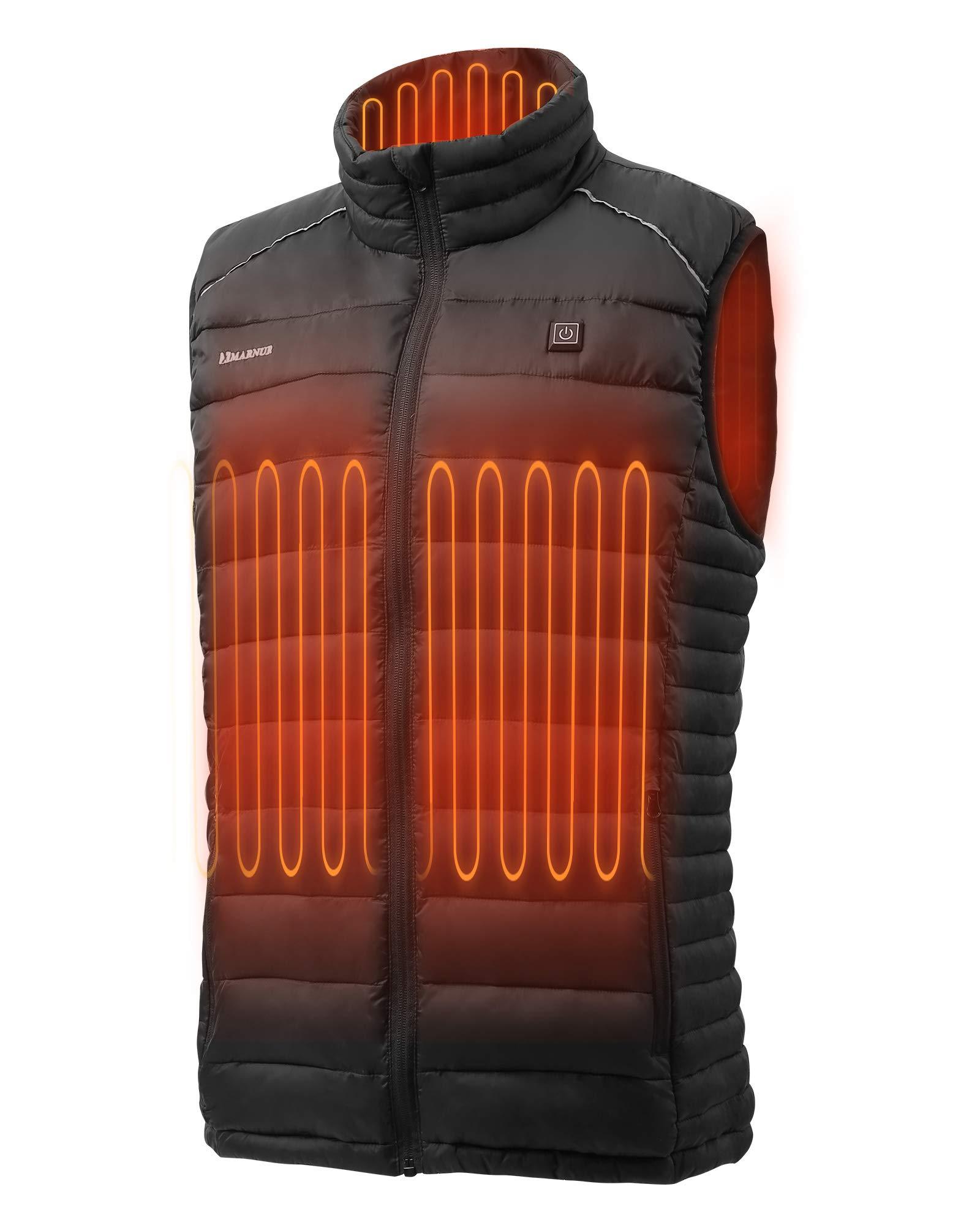 Load image into Gallery viewer, Heated Vest, Lightweight Outdoor Clothing with Battery Pack, 4 Large Heating Panels - NAIPO
