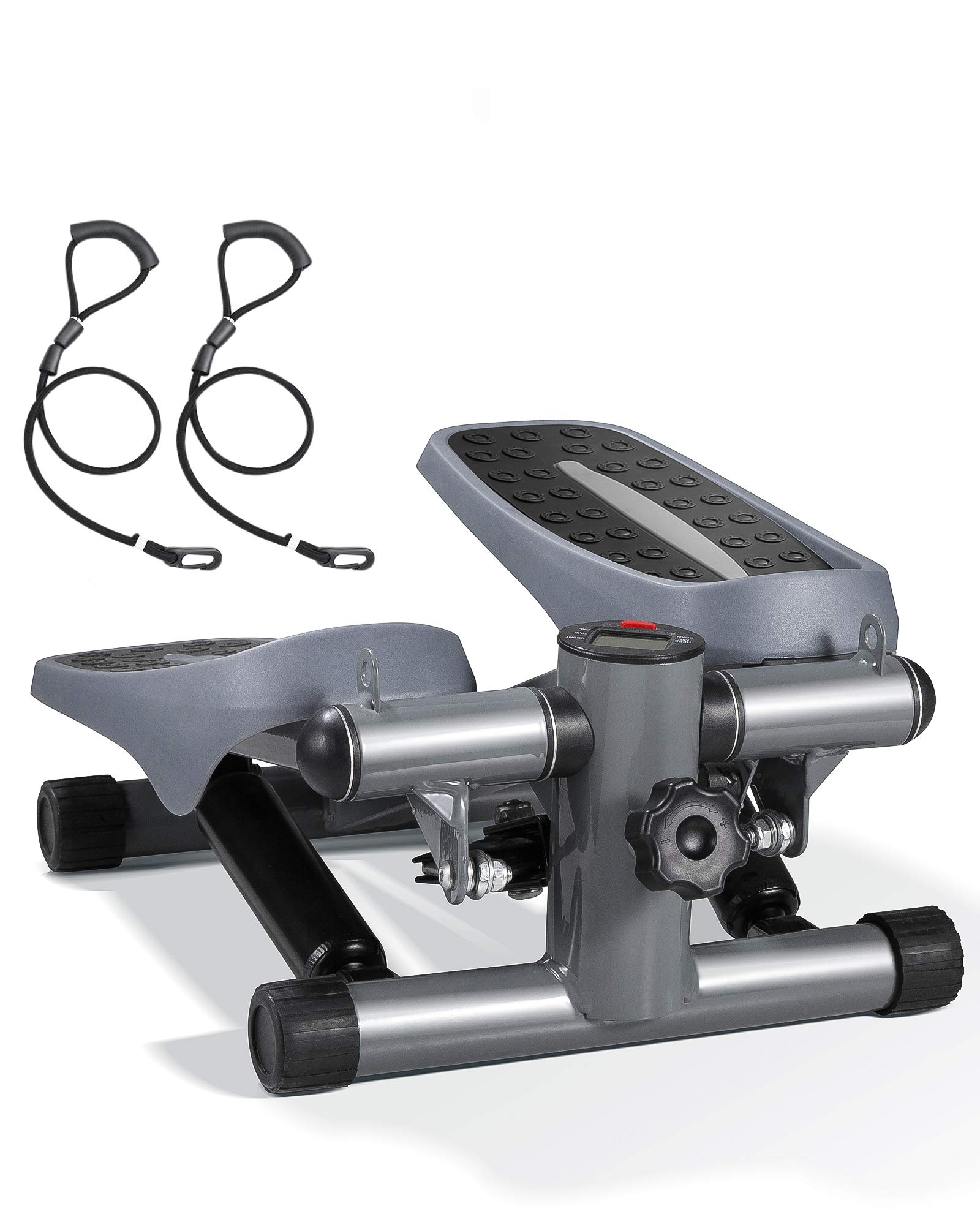 Mini Stepper Exercise Machine Aerobic Stepper with Resistance Bands Ad MARNUR