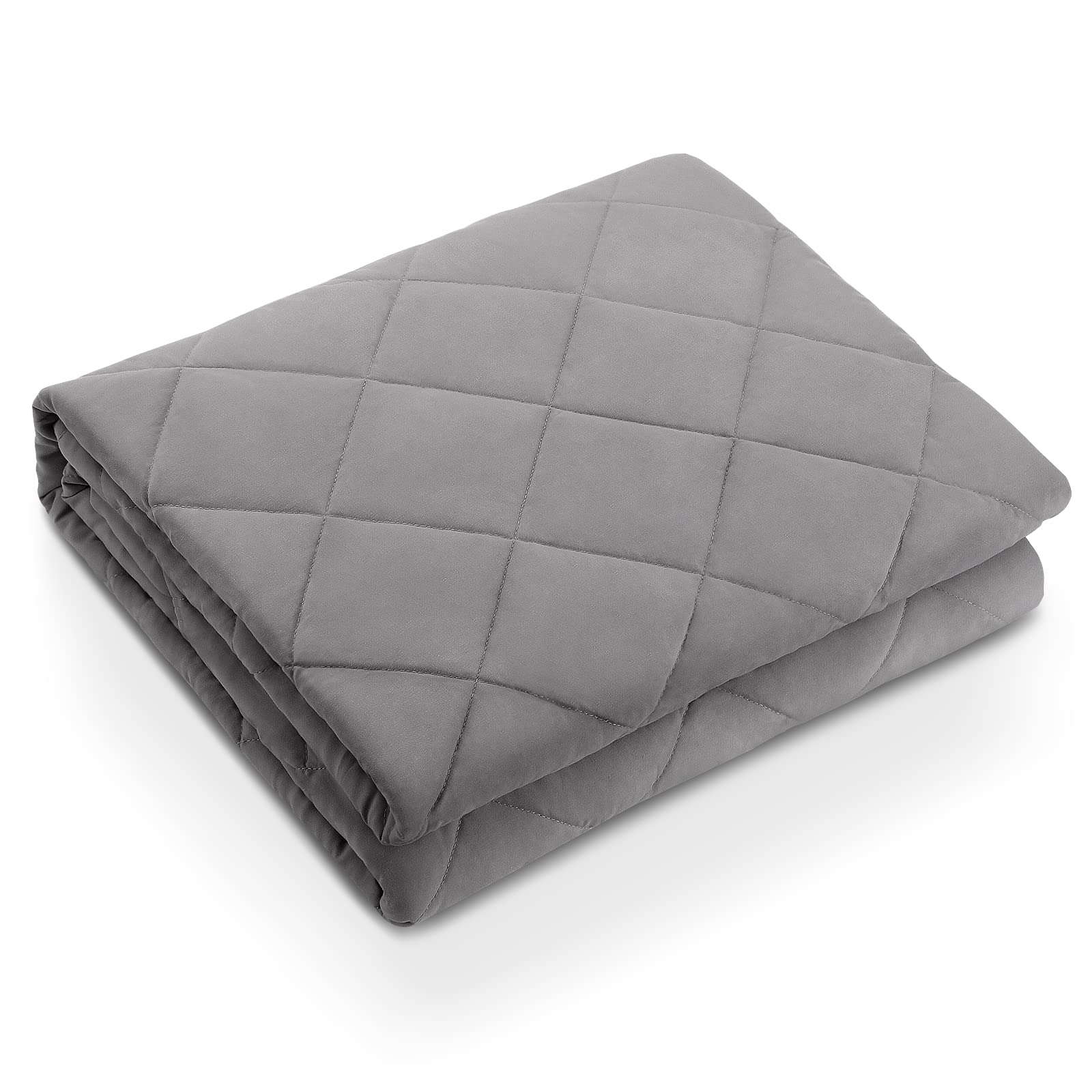 Load image into Gallery viewer, Weighted Blanket 15 LBS Twin Size Heavy Breathable Blanket for Adults, Heating &amp; Cooling, All-Season, 48&quot; X 72&quot;
