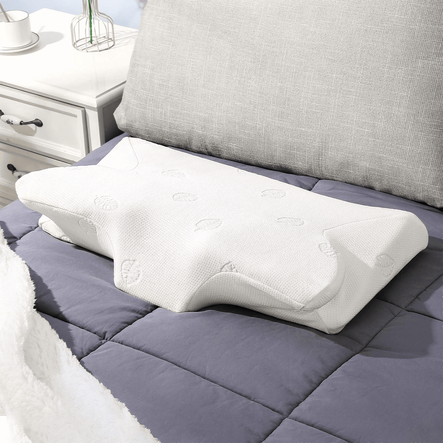MARNUR Cervical Pillow Memory Foam Pillow for Neck Pain