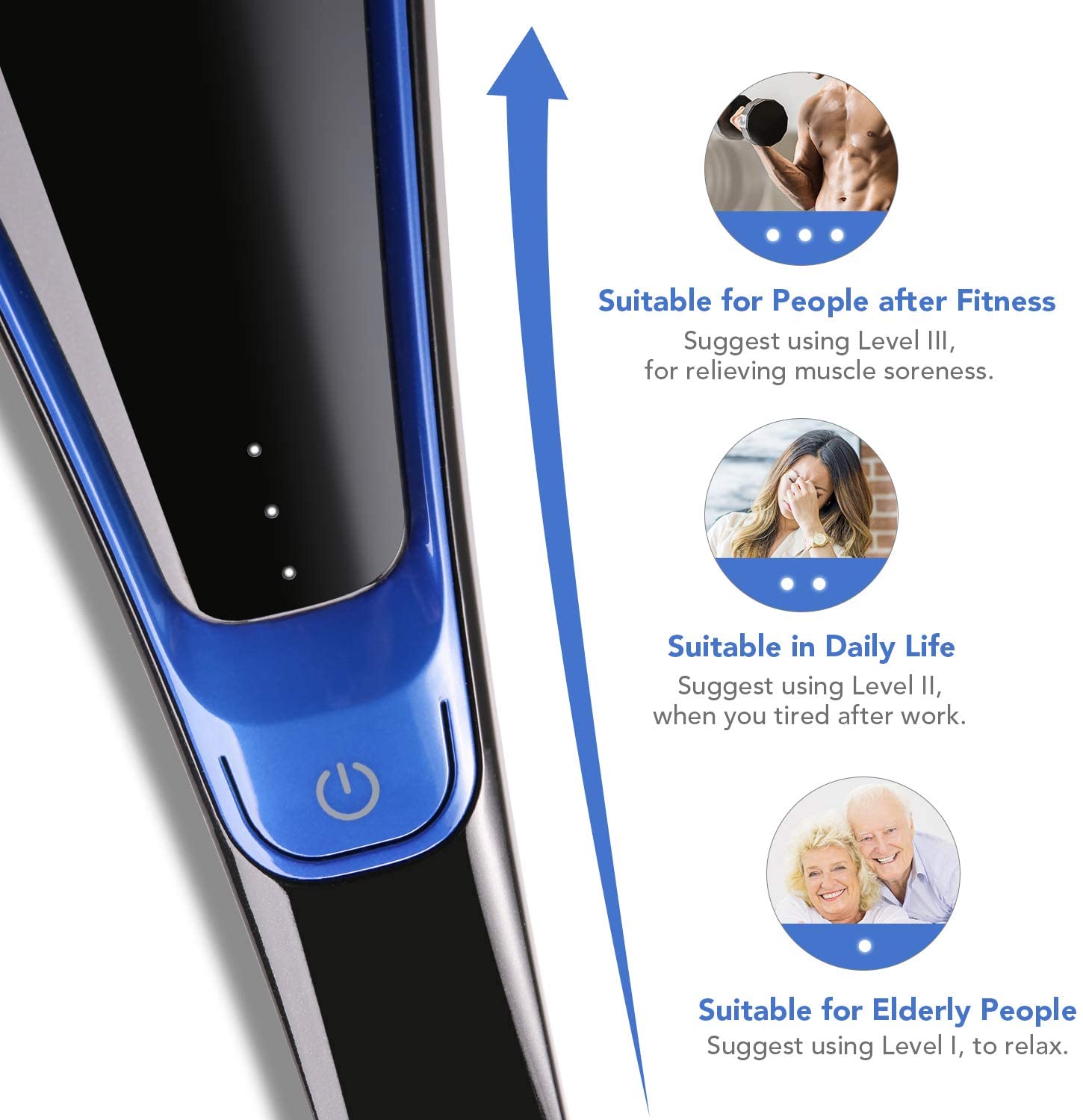 Load image into Gallery viewer, MaxKare Cordless Handheld Massager with 7 Massage Nodes - NAIPO
