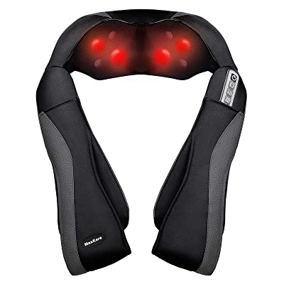 Load image into Gallery viewer, MaxKare Shiatsu Neck Shoulder Massager Electric Back Massage with Heat Kneading Massage for Shoulder, Legs, Use in Office and Home - NAIPO
