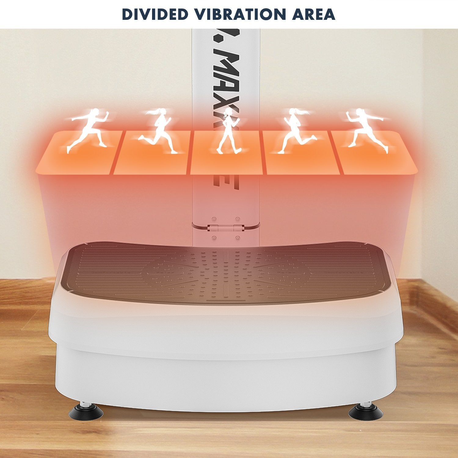 Load image into Gallery viewer, MaxKare Vibration Plate Exercise Machine Vibration Platform Machine with Adjustable Handle 2 Motor &amp; Loop Bands for Weight Loss,Toning &amp; Fitness Indoor/Outdoor Exercise Workout - NAIPO
