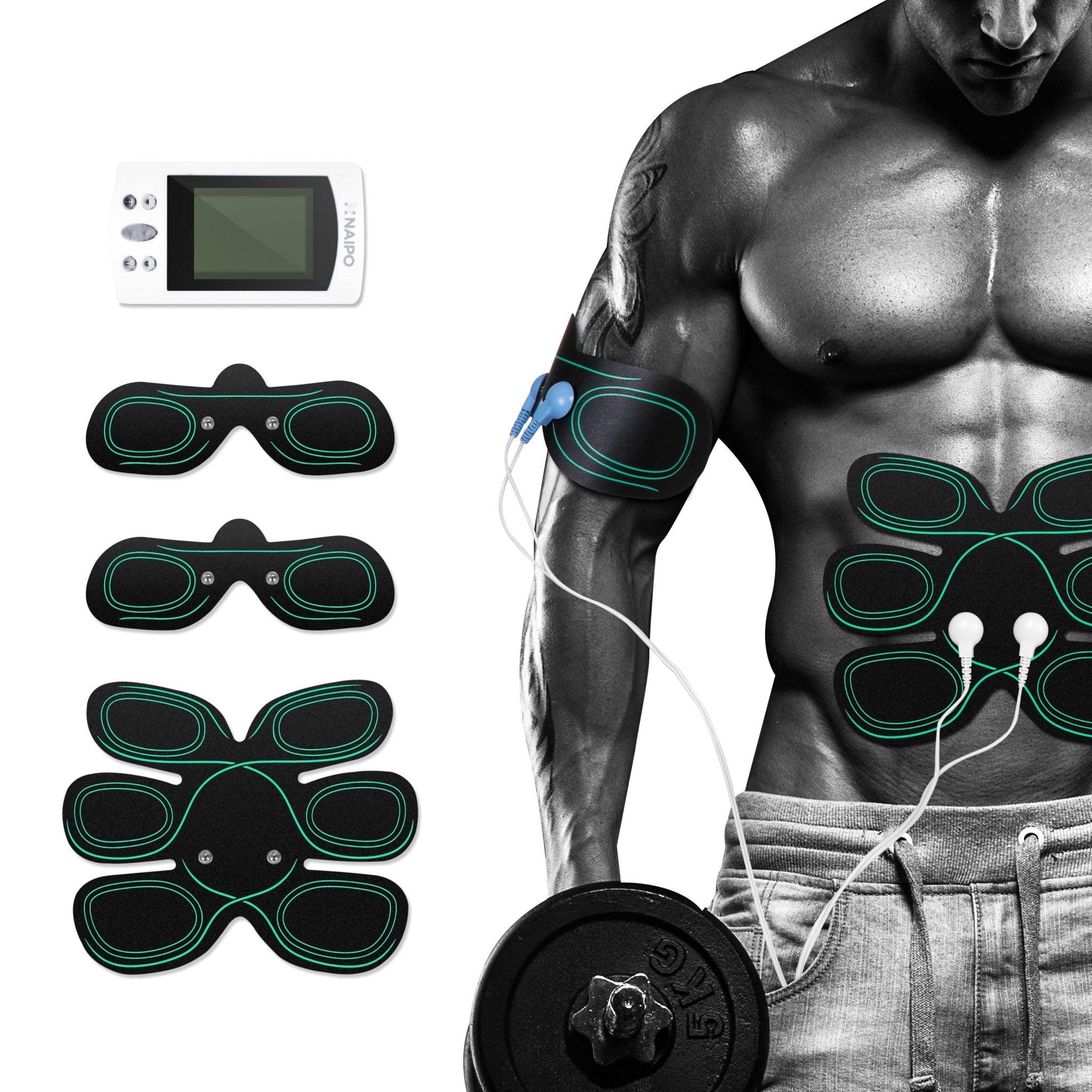 Load image into Gallery viewer, Naipo abs Stimulator Muscle Toner EMS Abdomen Muscle Trainer - NAIPO
