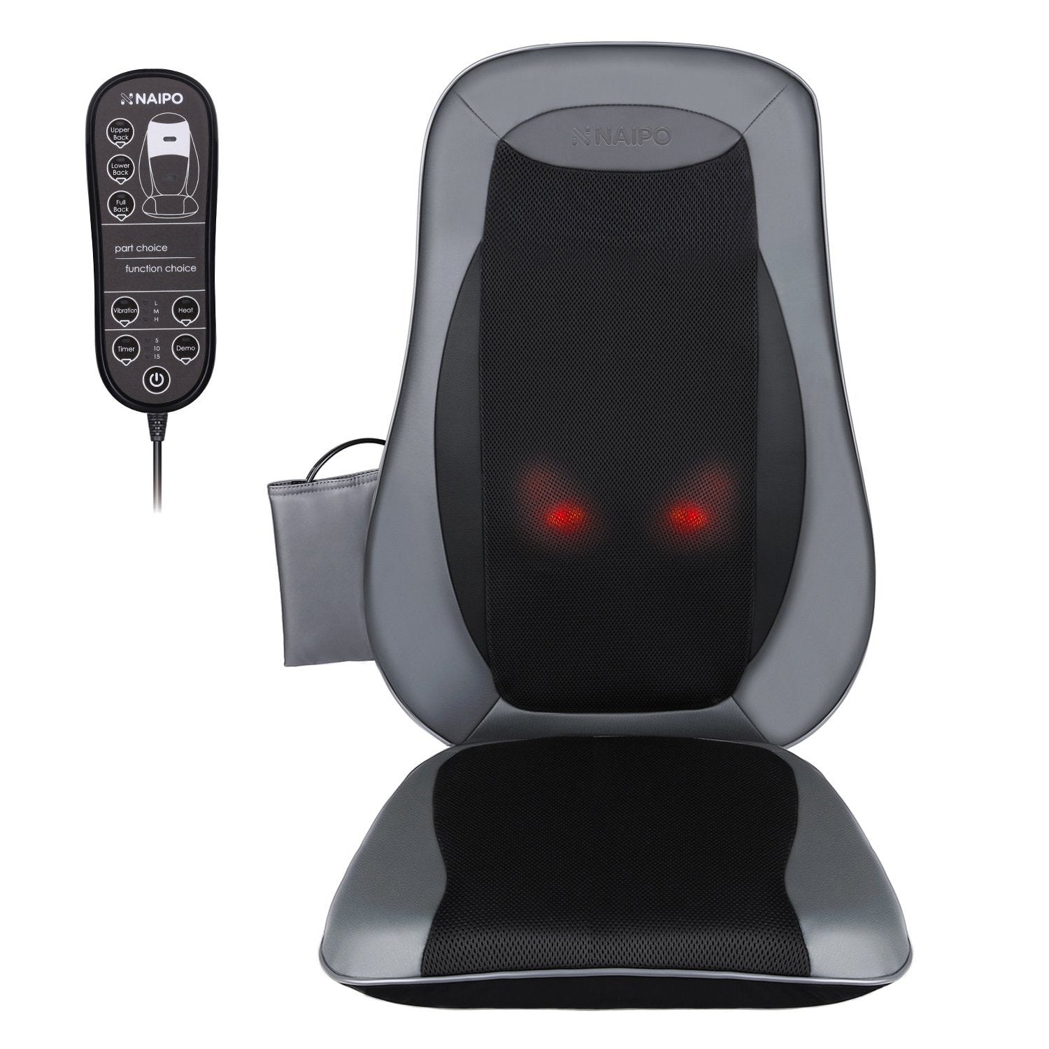 Load image into Gallery viewer, Naipo Shiatsu Back Massager with Heat, Deep Kneading, Rolling and Vibration - NAIPO
